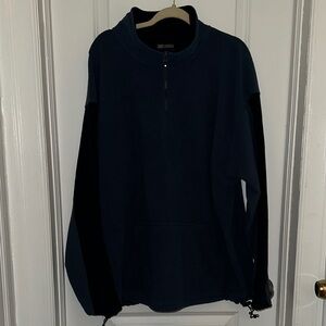 Faded Glory Men's Dark Navy Half-Zip Pullover Sweater